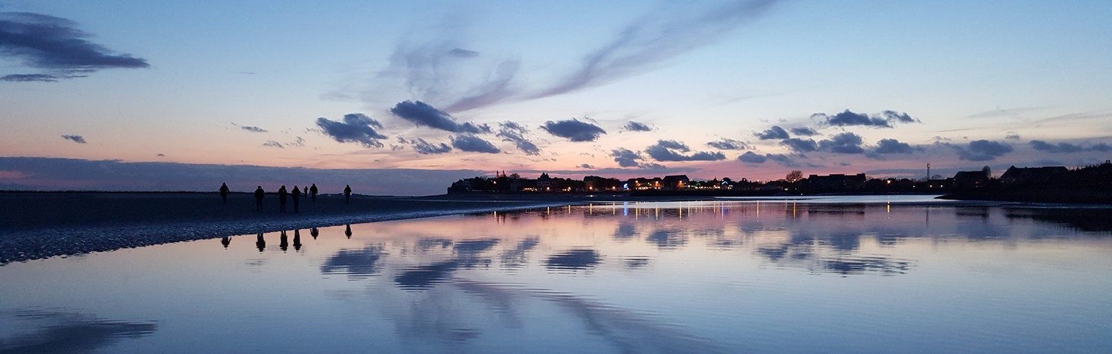 Somme bay - sunset