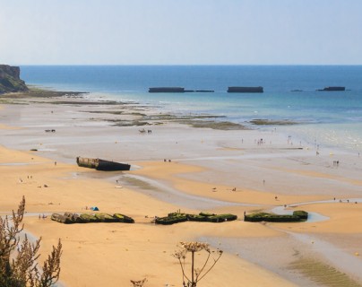 The Landing beaches of Normandy