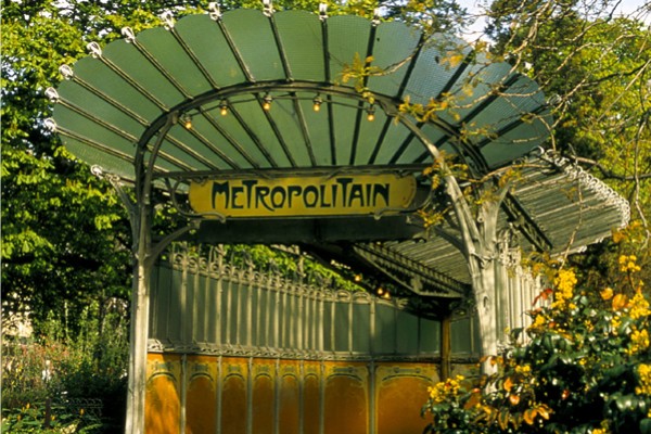 Paris Metro Entrance