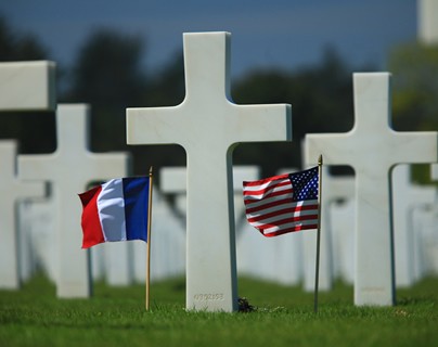 Omaha beach cemetery
